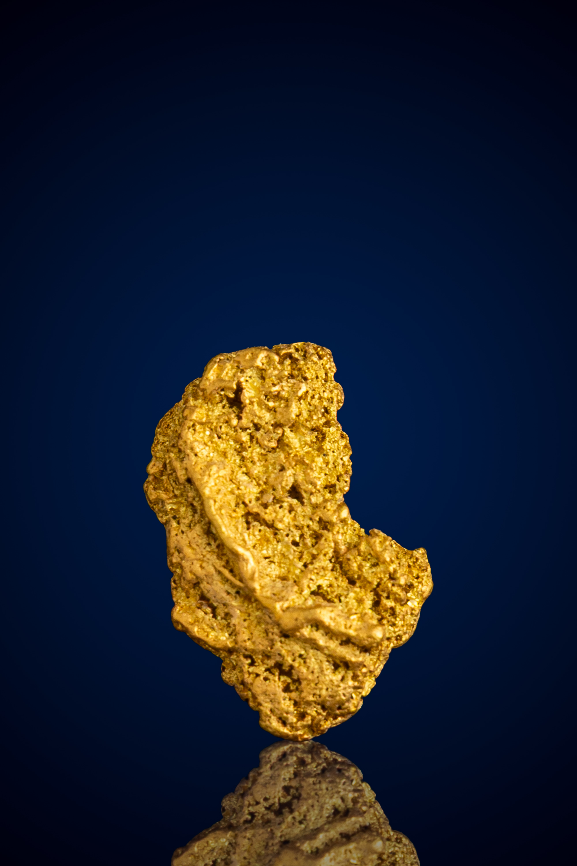 Lustrous, Honeycombed Natural Gold Nugget - CA - 4.95 grams (image for) Lustrous, Honeycombed Natural Gold Nugget - CA - 4.95 grams